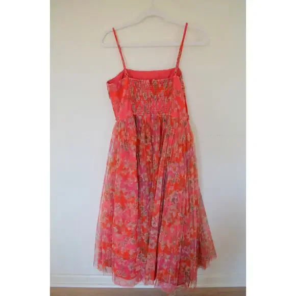 HUTCH QUINN PLEATED MIDI COCKTAIL DRESS Size 6 - Picture 5 of 7